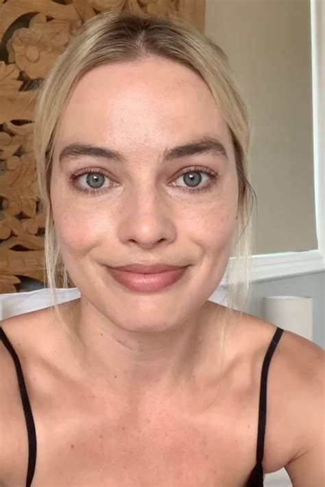 margot robbie skincare